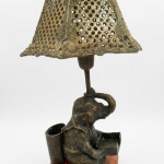 home decor ideas with handcrafted brass lamp